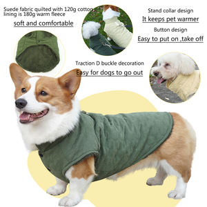เสื้อผ้าสัตว์เลี้ยงขายดี ปี 2024 ดีไซน์ใหม่ แฟชั่นฤดูหนาว หรูหรา อุ่น กันลม เสื้อโค้ทลูก<span class=keywords><strong>สุนัข</strong></span> เนื้อผ้านุ่ม สวมใส่สบาย สำหรับ<span class=keywords><strong>ลูก</strong></span><span class=keywords><strong>สุนัข</strong></span>ตัวใหญ่ - Product Image 5