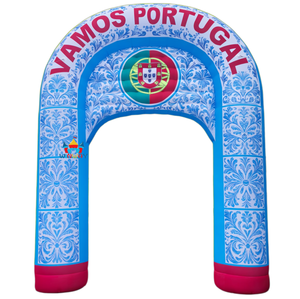 Arche gonflable publicitaire durable personnalisée avec conception 3D gratuite en nylon sergé pour exposition et publicité - Product Image 3