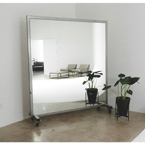 Hiện đại trang trí nội thất tường gương lớn Hợp kim nhôm đóng khung full-length thường vụ thiết kế với Glass Arch - Product Image 5