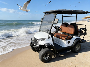 Voiturette de golf - Voiturette de golf électrique compacte 4 places, Remise promotionnelle pour les achats en gros B2B pour les routes non publiques - Product Image 1