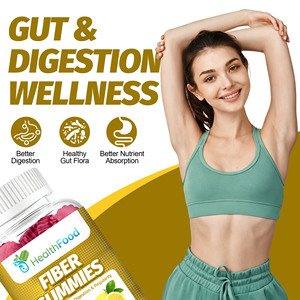 Gummies de fibres alimentaires de qualité supérieure contenant du sodium pour une meilleure absorption des nutriments et une flore intestinale saine – Gummies à mâcher riches en fibres - Product Image 3