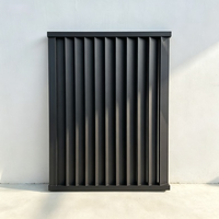 Vente Flash : Panneaux de Clôture Décoratifs Extérieurs Modernes en Aluminium à Persiennes Métalliques, Volets Métalliques pour Fenêtre