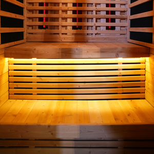 Sauna de Madera de Abeto Carbonizada para Exteriores con Calefacción por Infrarrojos Lejanos para 3-4 Personas, <span class=keywords><strong>Nueva</strong></span> Sauna de Lujo - Product Image 6