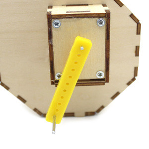 <b>DIY</b> Hand Crank Fan Wood Model <b>Kit</b> For Kids STEM Education Project Toy 7-9 Years - Product Image 3