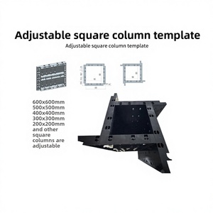 Coffrage en acier plastique réglable, facile à installer, plus de 100 utilisations, système de coffrage modulaire en <span class=keywords><strong>béton</strong></span> pour la construction industrielle de bâtiments carrés - Product Image 4