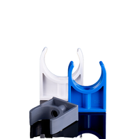 Collier de serrage en U pour raccord de tuyau d'alimentation en eau haute pression en PVC, fixe, résistant à la corrosion, flexible