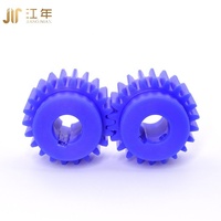 Engrenage Conique en Nylon MC Bleu Personnalisé en Usine, Moulage de Précision, Résistant à l'Usure, Autolubrifiant, Transmission Plastique pour Machines