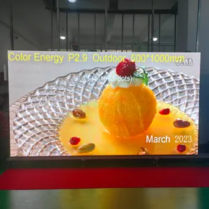 다채로운 에너지 야외 방수 500x500mm Led 비디오 벽 빌보드 P4.8 Led 광고 화면 임대 Led 화면 디스플레이