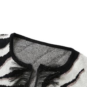 Automne Nouveau Style Mode Rétro Femmes Pull En Tricot Court <span class=keywords><strong>Coupe</strong></span> Slim <span class=keywords><strong>Femme</strong></span> Casual Tricot Cardigan - Product Image 3