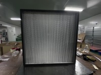 Filtre à panneaux HEPA plissé profond H13 H14 personnalisé, haute performance anti-poussière, faible résistance pour usine électronique, hôpital, salle blanche