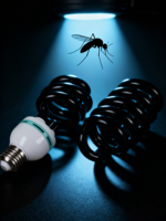 Tube fluorescent ultraviolet en spirale 365nm E27 220v, lampe UV anti-insectes, ampoule LED en forme de maïs 30W 40W 50W, application pour la maison E14 DC