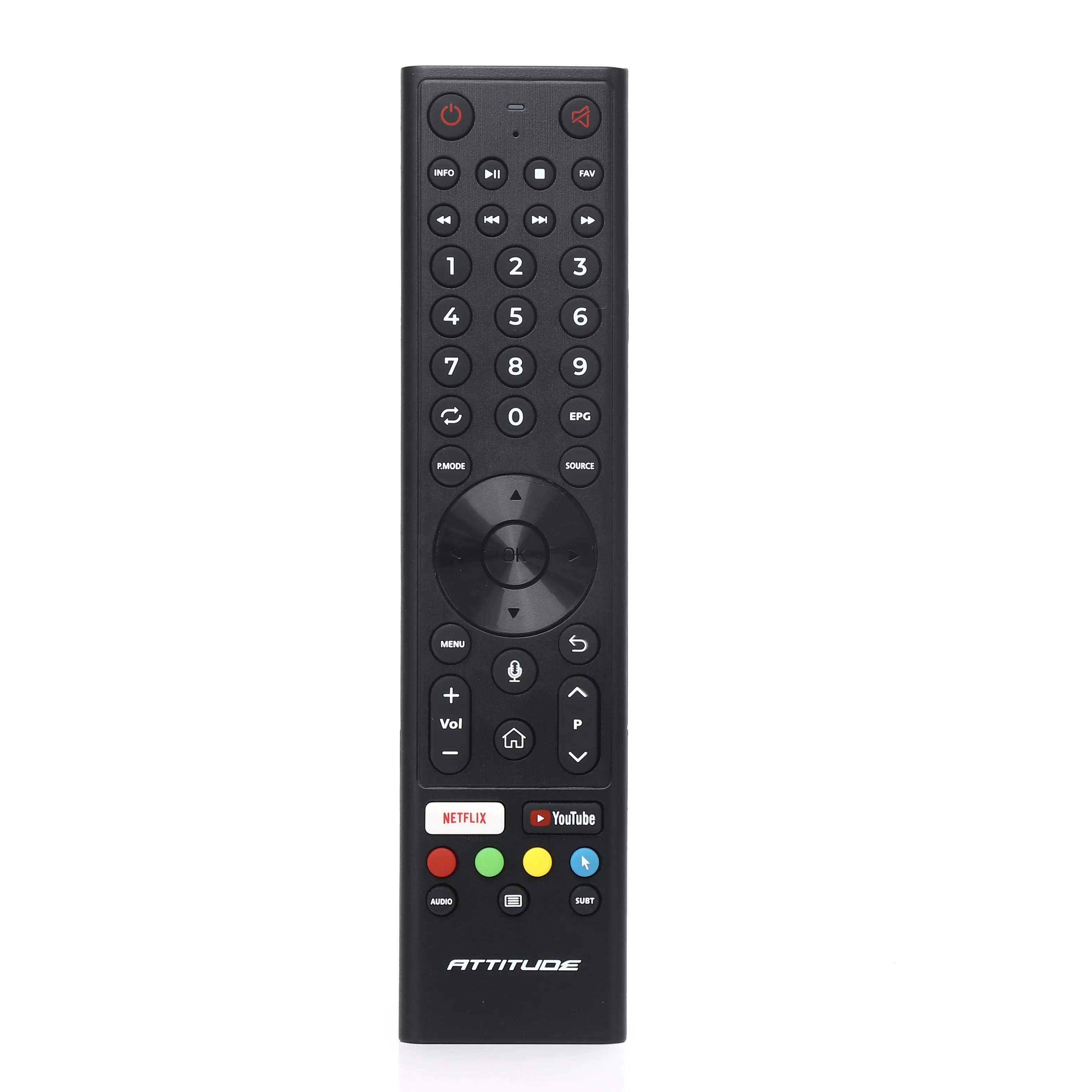 Remote Control Tv Kustom dengan Tombol Angka Mode Remote Control Infra Merah Remote Kontrol Suara BLE Khusus untuk Tv