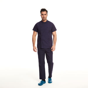 Vêtements de travail médicaux d'hôpital en gros, T-Shirt à manches courtes, hauts et pantalons, costume pour hommes, ensembles uniformes d'infirmière - Product Image 4