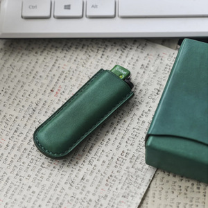 Étui à briquet gonflable portable, boîte à allumeur en cuir créative et personnalisée, accessoire fumeur sur mesure - Product Image 2