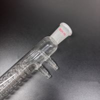 Bobine de reflux en verre Le laboratoire OEM utilise un condenseur en verre à haute teneur en borosilicate 3.3 avec tube intérieur enroulé