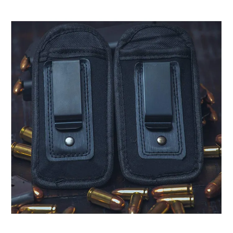 Oem Custom Amazon Hot Selling Premium Mag Holster <span class=keywords><strong>2</strong></span> Pack Universele Iwb Riem Clip Magazine Pouch