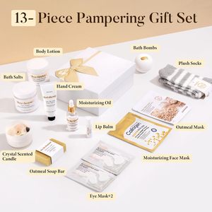 Coffret cadeau de 13 pièces pour le bain et le <span class=keywords><strong>spa</strong></span>, parfum lavande, hydratant, pour femmes - Fête des mères, anniversaire, Noël et remerciement - Product Image 2
