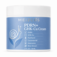 Crème Visage PDRN 60ML Marque Blanche GHK-Cu PDRN Anti-rides Raffermissante Soin du Visage Peau Mature Crème GHK-Cu Avancée OEM