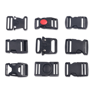 Plastic Buckles <b>Adjustable</b> Nylon Webbing Clips For Bags Suitcases Backpacks <b>Square</b> Shape Environmentally Friendly Parts - Product Image 1