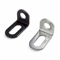 Support d'étagère réglable réparations du bois renfort d'angle petits supports de jambe de force à angle droit noirs pour support d'étagères d'armoire de meubles