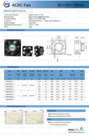 Delta PFC0812DE Hochdruck-Lüfter 152CFM 80*80*38mm DC-Kühllüfter 9000 U/min Starker BLDC Industrielüfter für KI-Server