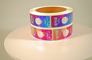 Rollo de logotipo impreso personalizado, plástico, vinilo, PVC, adhesivo impermeable para alimentos, botella de vidrio, embalaje, etiqueta adhesiva, Impresión de etiquetas - Product Image 3