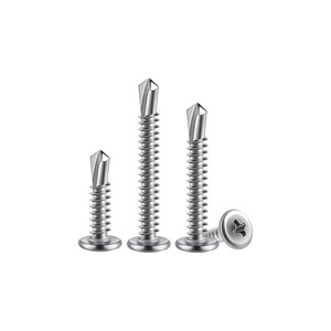 410 Stainless Steel Phillips Head Washer Self Drilling Screw With Ribbon Washer Dovetail For Metal Drilling - Product Image 4