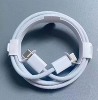 Kabel Pengisian Cepat USB C ke USB C 60W PD Grosir, 3ft 6ft, Kabel Data Sinkronisasi Tipe C Terjalin untuk Ponsel 15 16 17 18