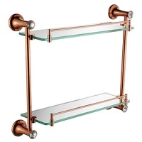 Vente flash - Accessoires de salle de bain en or rose - Ensemble d'accessoires de salle de bain - 12 pièces
