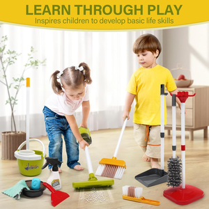 Giocattoli per Bambine, Set di Pulizia Simulata, Elettrodomestici in Plastica, <span class=keywords><strong>Aspirapolvere</strong></span> Giocattolo per <span class=keywords><strong>Bambini</strong></span> - Product Image 6