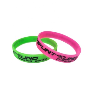 Bracelet en silicone personnalisé d'impression double face promotionnelle à bas prix - Product Image 3