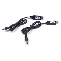 Câble Boost USB 5V/9V/12V Boost USB vers DC 5.5 Routeur Câble de Charge Optique Chat avec Conducteur en Cuivre et Isolation en PVC