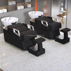 Mobilier de salon de coiffure multifonctionnel et confortable bon marché Salon de beauté Lit avec bol et <span class=keywords><strong>shampoing</strong></span> pour le lavage et le massage - Product Image 5