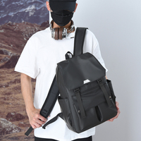 Sac à dos pour ordinateur portable en PU anti-rayures durable et personnalisé, grande capacité, multi-poches, pour les voyages d'affaires et l'usage quotidien