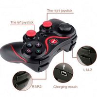 Manette de jeu sans fil X3 pour smartphones/PC, télécommande vs Mx3 6 axes PS4
