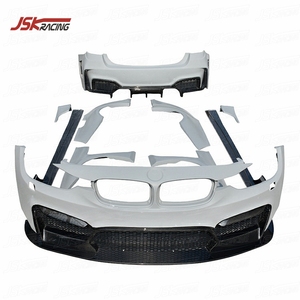 Kit de carrosserie large en FIBER de carbone, pour BMW série <span class=keywords><strong>3</strong></span> F30, 2012 — 2018 - Product Image 1