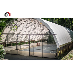 Carpas para Exteriores, Estructura de Carpa Resistente con Techo Curvo, Carpa para Cancha de Tenis, para Pabellones Deportivos - Product Image 1