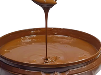 Sauce au chocolat et aux noisettes pour la décoration de gâteaux, garniture pour crème glacée, ingrédients de pâtisserie, baril commercial de 3 kg COCOSEGA