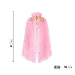 Halloween Elsa princesa capa Navidad cumpleaños fiesta vestido niñas lentejuelas capa + Tiara corona joyería bebé niñas vestir disfraz - Product Image 6