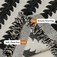 Housse de canapé géométrique en chenille, toutes saisons, universelle, antidérapante, anti-griffures de chat, couverture complète, serviette de canapé, coussin, décoration intérieure