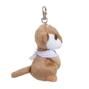 2022新しいデザインホットセールカスタムぬいぐるみキーホルダーおもちゃぬいぐるみアライグマかわいい小さなぬいぐるみmeerkatキーホルダーぬいぐるみ - Product Image 3