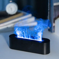 Diffuseur de flamme USB portable innovant lampe colorée humidificateur de feu à ultrasons diffuseur d'arôme portable pour la maison pour le ménage