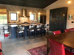 Gabinetes de Cocina Modernos de Acero Inoxidable con Isla de Madera, Solución Integral para Cocina - Product Image 2