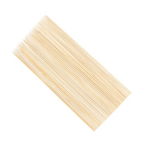 Brochettes rondes en bambou jetables pour fruits, 3,5 mm x 30 cm