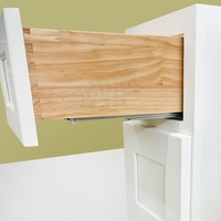 Armoires de cuisine de taille standard américaine 15 po x 34,5 po x 24 po avec tiroirs, amélioration de la maison, armoire en bois à base, prête à assembler