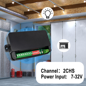 ATA PTX5 ATA PTX4 GLIDEROL 305C Interruptor Dip de 8 bits MULIT CODE Receptor 7-32V 2 canales para <span class=keywords><strong>control</strong></span> remoto de puerta de garaje - Product Image 2