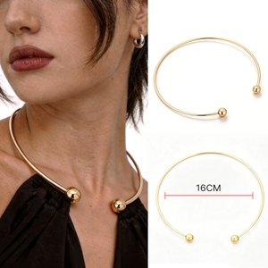 Hebilla de Metal Dorado para Collar y Anillo con Extremos de Bola, Acabado Plateado, Diseño Duradero - Product Image 5