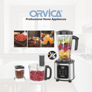 ORVICA Paslanmaz Çelik Elektrikli Mikser 9'u 1 Arada <span class=keywords><strong>Blender</strong></span> Smoothie Mikseri Meyve Sıkacağı Mikser Smoothie <span class=keywords><strong>Blender</strong></span> Makinesi ORM-1600 - Product Image 3