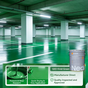 Peinture pour sols en polyuréthane antidérapante, résistante à l'usure et facile d'entretien, de haute qualité, pour <span class=keywords><strong>extérieur</strong></span>, intérieur et parkings – Fournisseur direct usine - Product Image 1