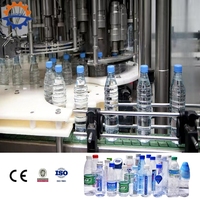 Ligne de production complète d'eau minérale potable, incluant le traitement de l'eau, le soufflage, le remplissage, l'étiquetage et l'emballage – Projet clé en main